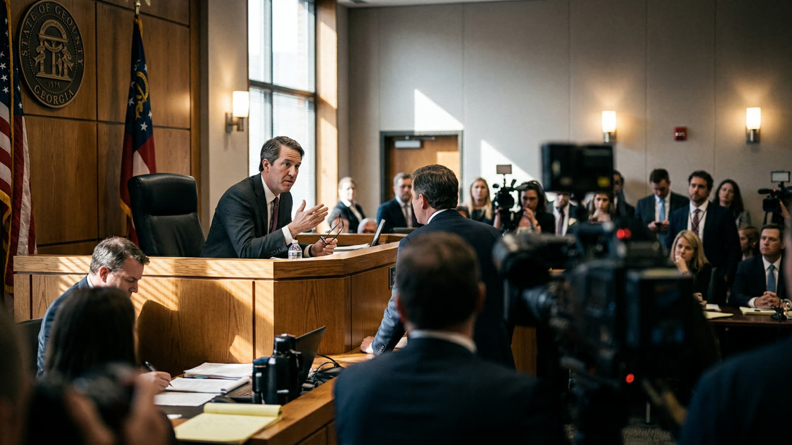 A federal judge just quit Georgia's election case over a courthouse sex scandal. The timing could not be worse.