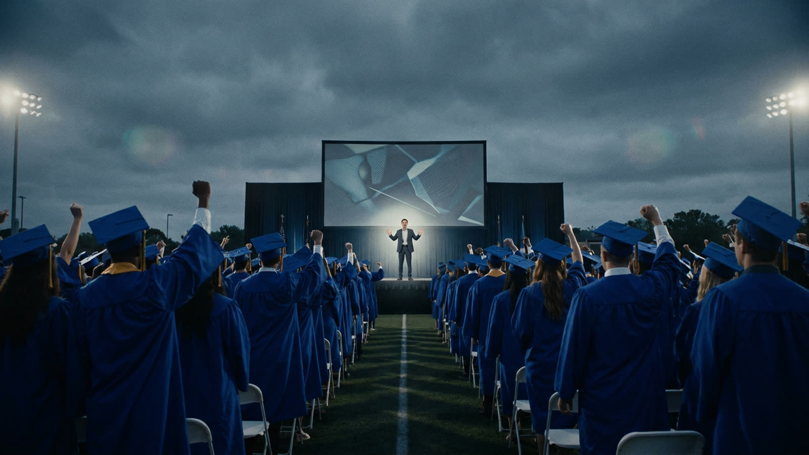University graduates are booing tech CEOs who praise AI. The executives seem genuinely surprised.