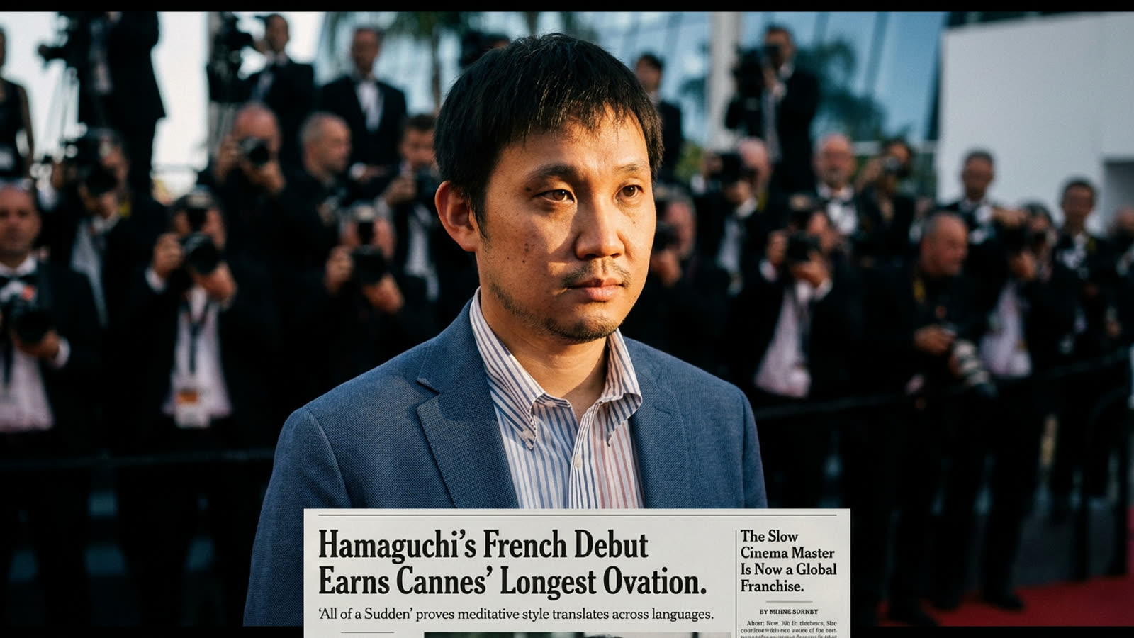 Hamaguchi's French Debut Earns Cannes' Longest Ovation. The Slow Cinema Master Is Now a Global Franchise.