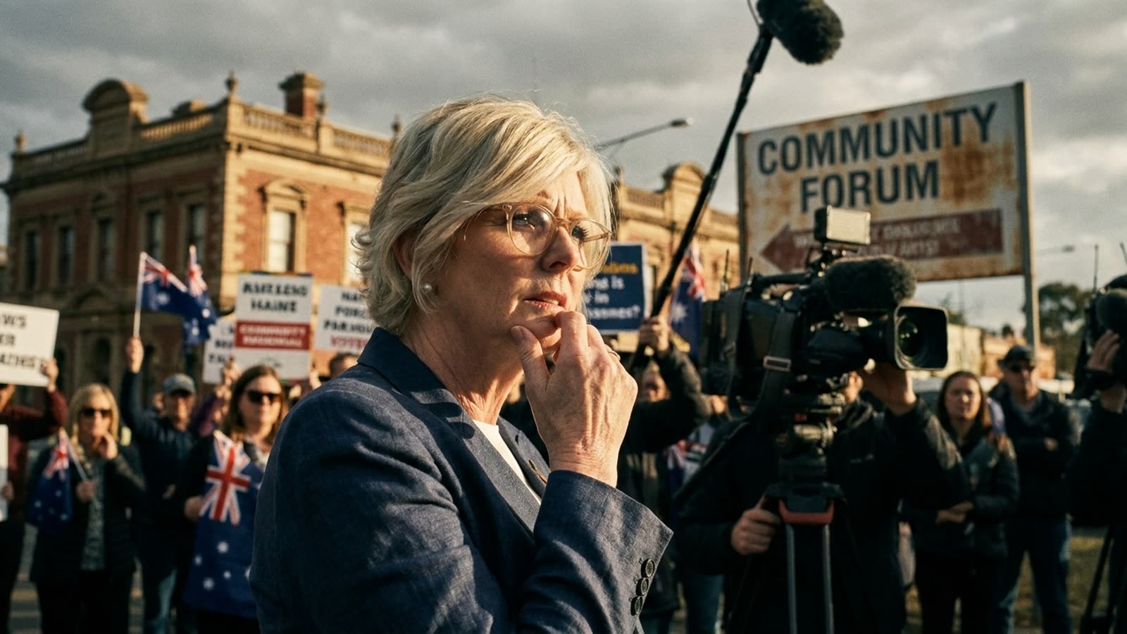 An Australian MP is fighting for her life after an alleged attack. The charges suggest terrorism.