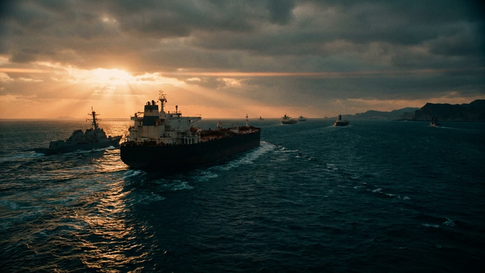 The Strait of Hormuz is flowing again. Washington's naval escort gambit is working, for now.