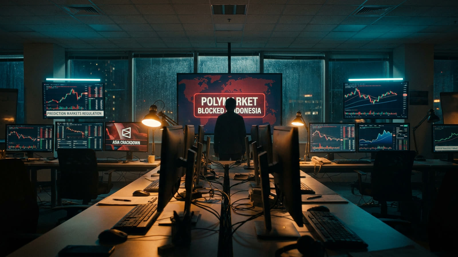 Indonesia blocks Polymarket, and Asia's prediction market crackdown is just getting started. The region that once embraced crypto gambling is now slamming doors.