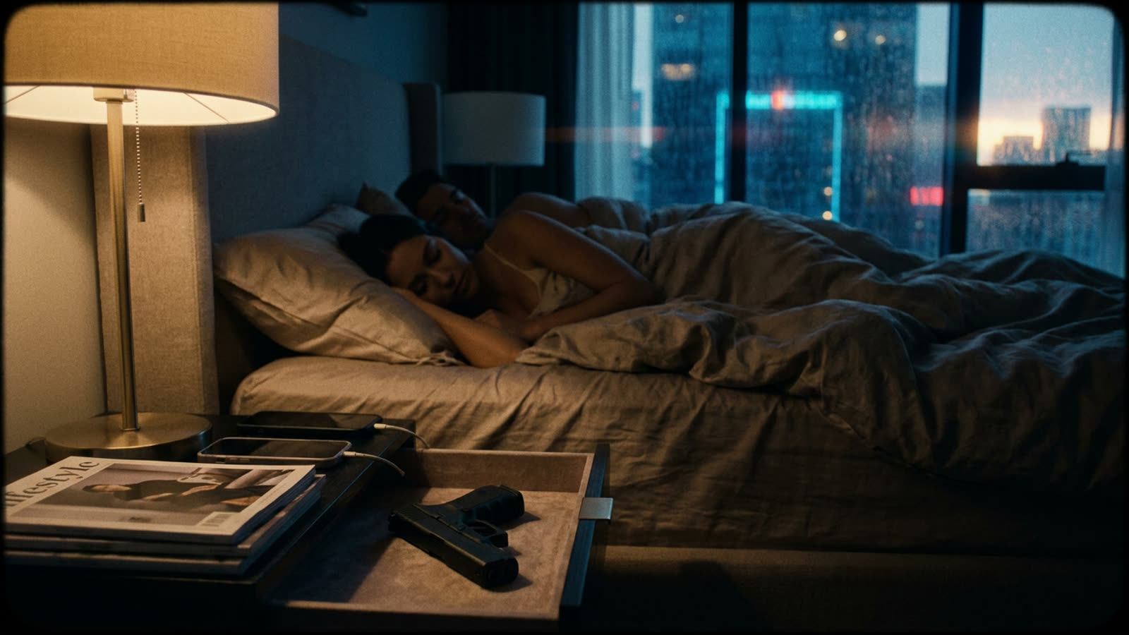 An influencer couple sleeps with a gun by the bed. Welcome to the new cost of having opinions online.