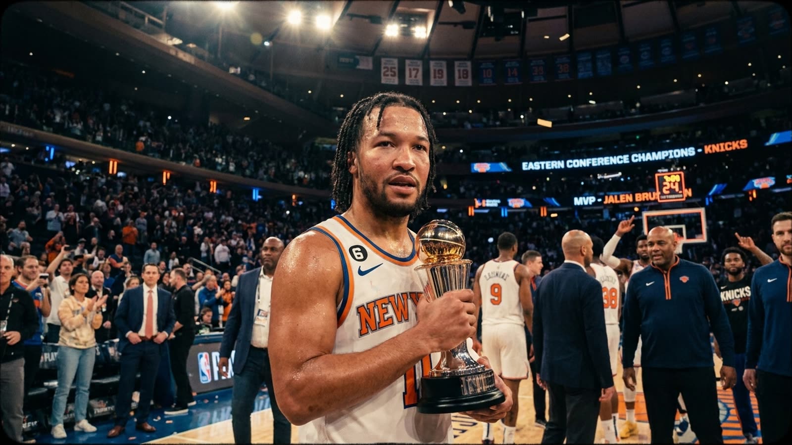 Jalen Brunson wins Eastern Conference Finals MVP as Knicks complete sweep. The undersized guard has authored the most improbable New York basketball story in a quarter century.