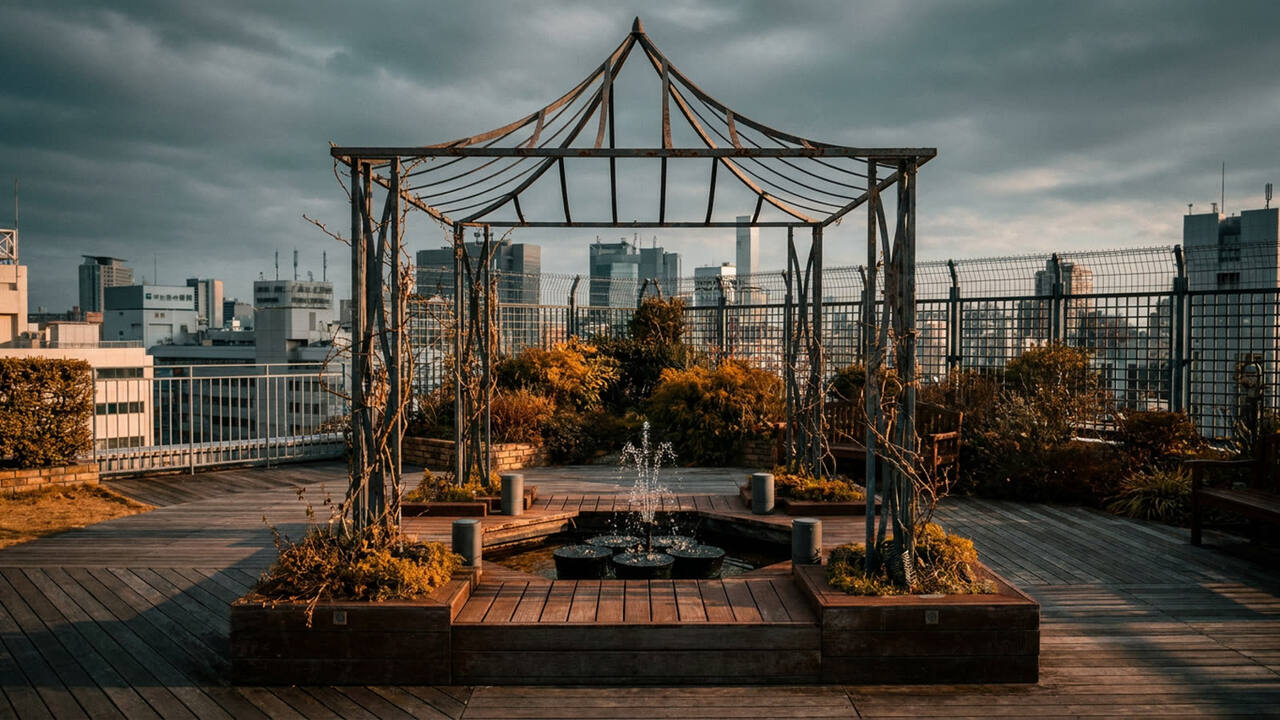 The secret gardens atop Japanese department stores are disappearing. They took postwar optimism with them.
