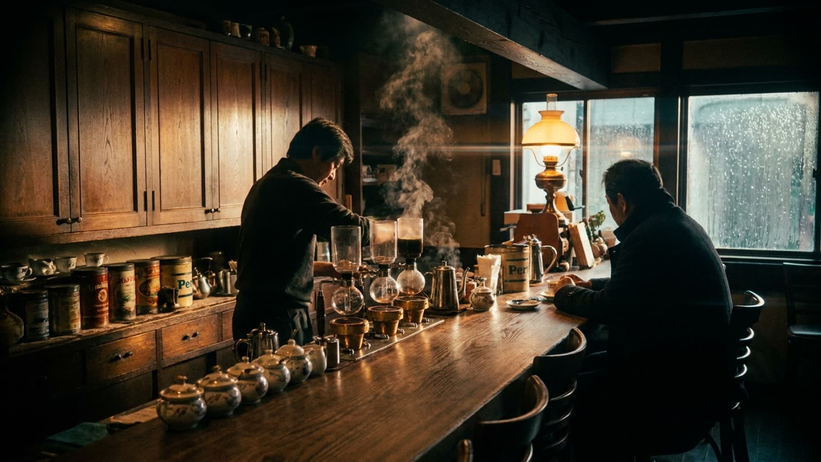 The kissaten refuses to die. Japan's old-school coffee houses are thriving precisely because they reject modernity.