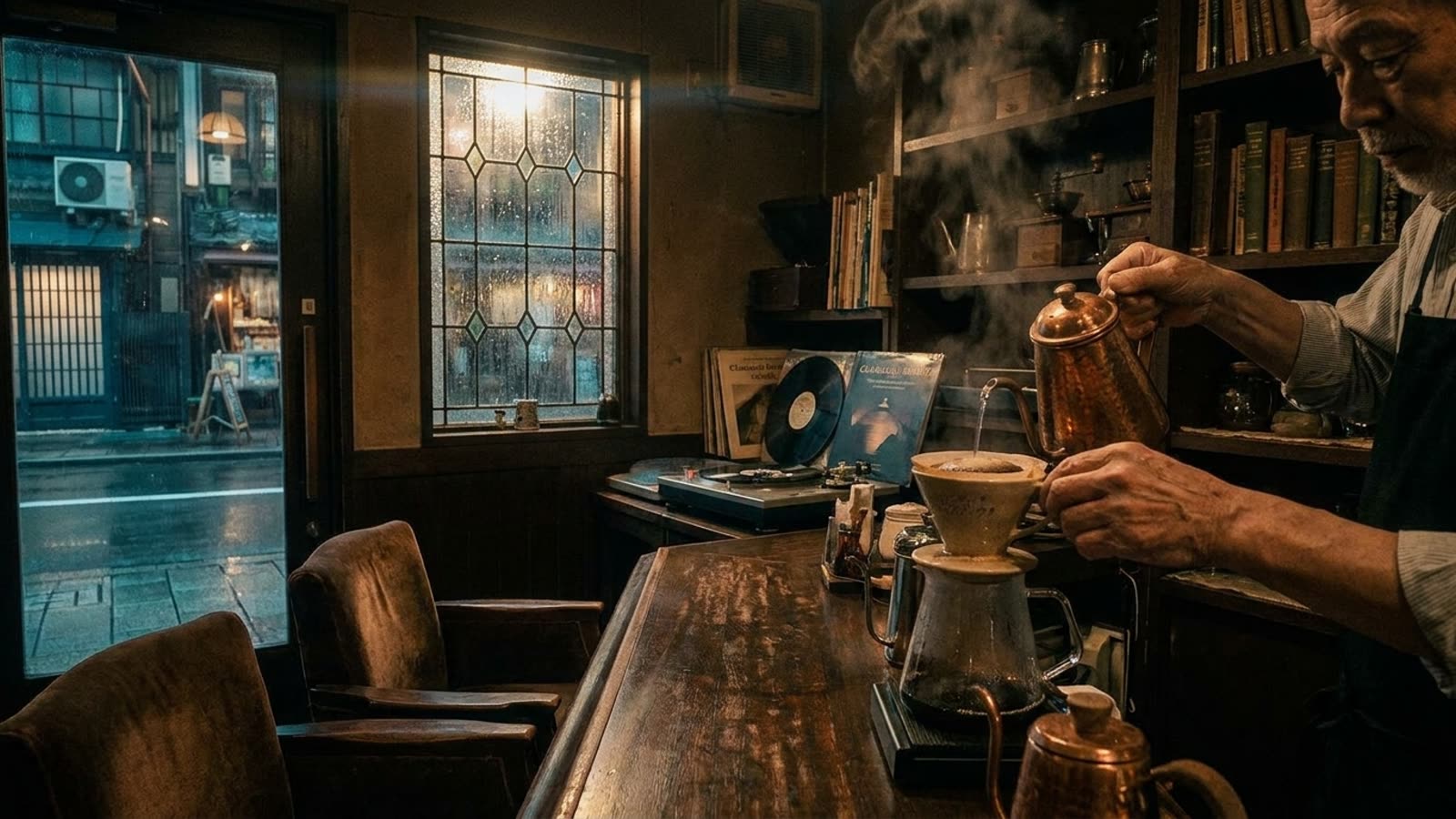 The Japanese kissaten refuses to die. In an age of algorithmic efficiency, the deliberate slowness of hand-dripped coffee feels almost radical.