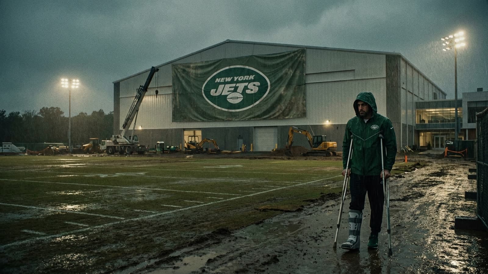 The Jets' first-round pick is already on the operating table. New York's perpetual rebuilding project hits another early snag.