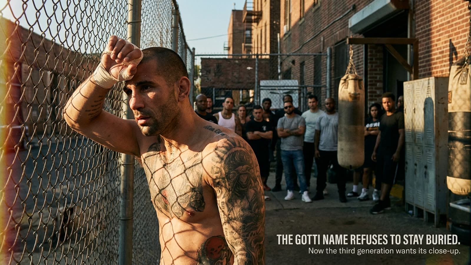 The Gotti name refuses to stay buried. Now the third generation wants its close-up.