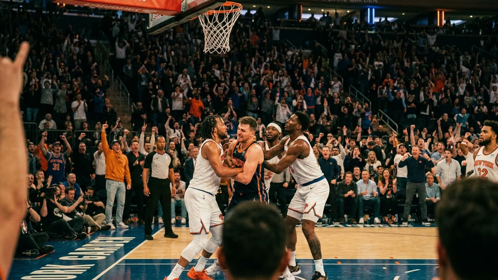 New York remembers how to celebrate. The Knicks' Finals berth has turned Manhattan into a block party.