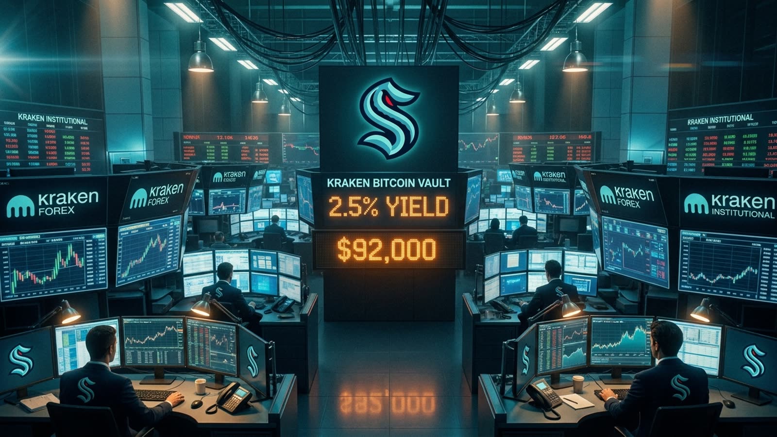 Kraken launches Bitcoin vault with 2.5% yield. The crypto interest rate wars are back.