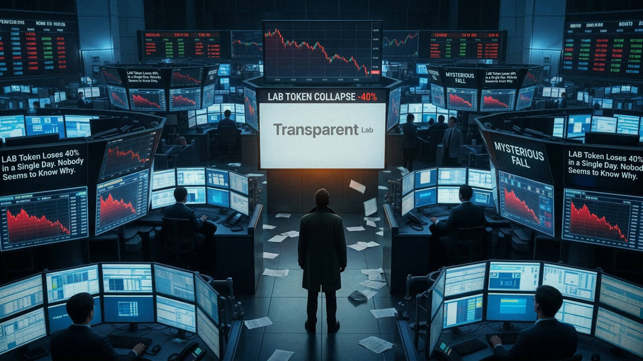 LAB Token Loses 40% in a Single Day. Nobody Seems to Know Why.