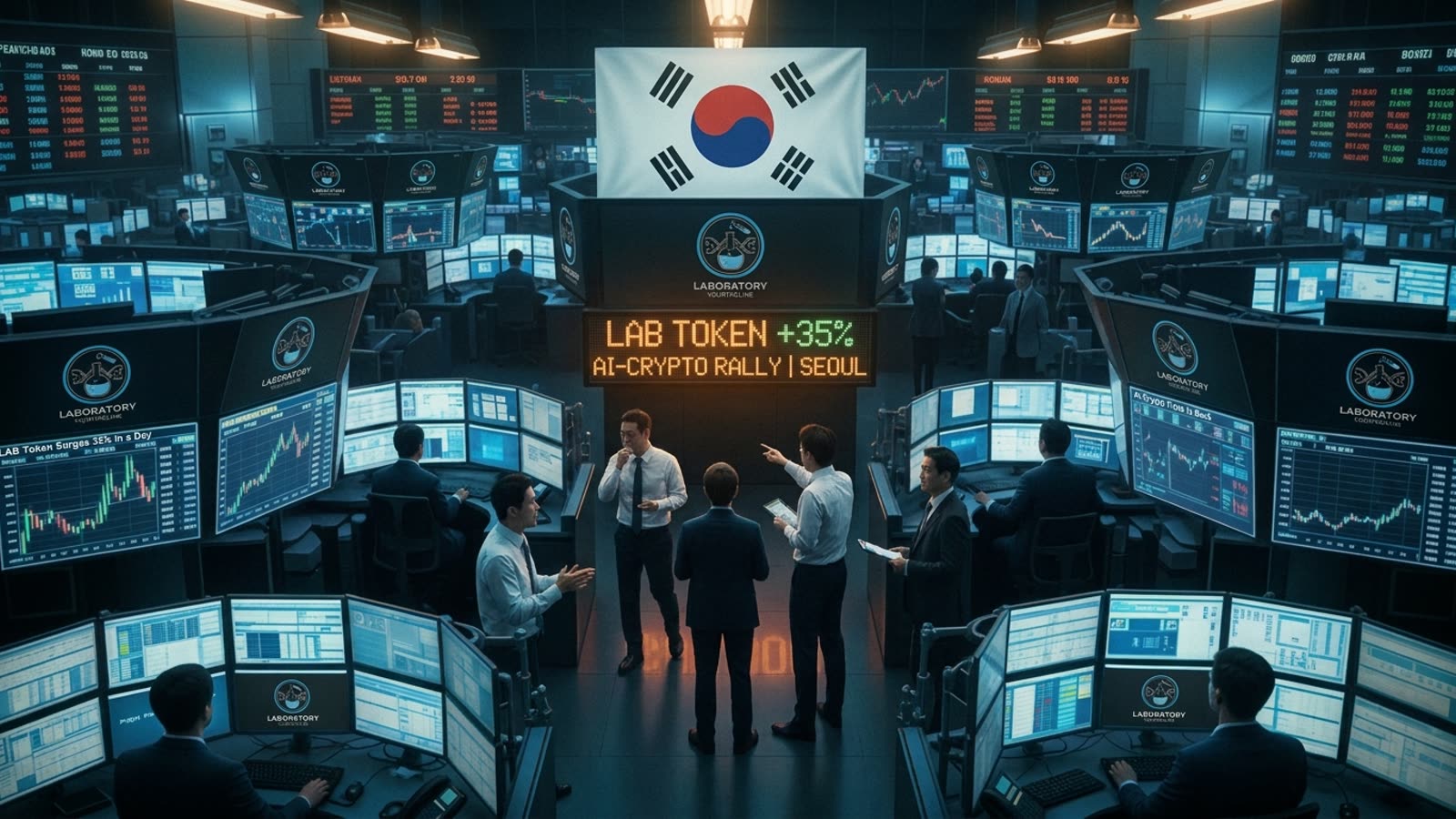 LAB Token Surges 35% in a Day. The AI-Crypto Trade Is Back.