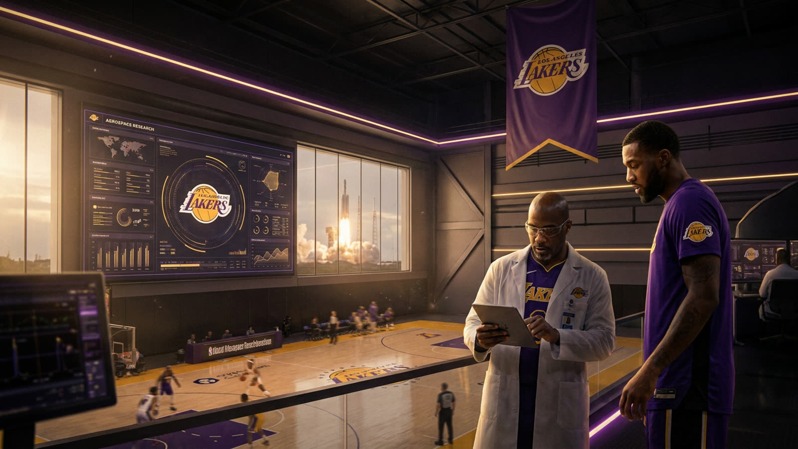 The Lakers hired a rocket scientist. They mean it literally.