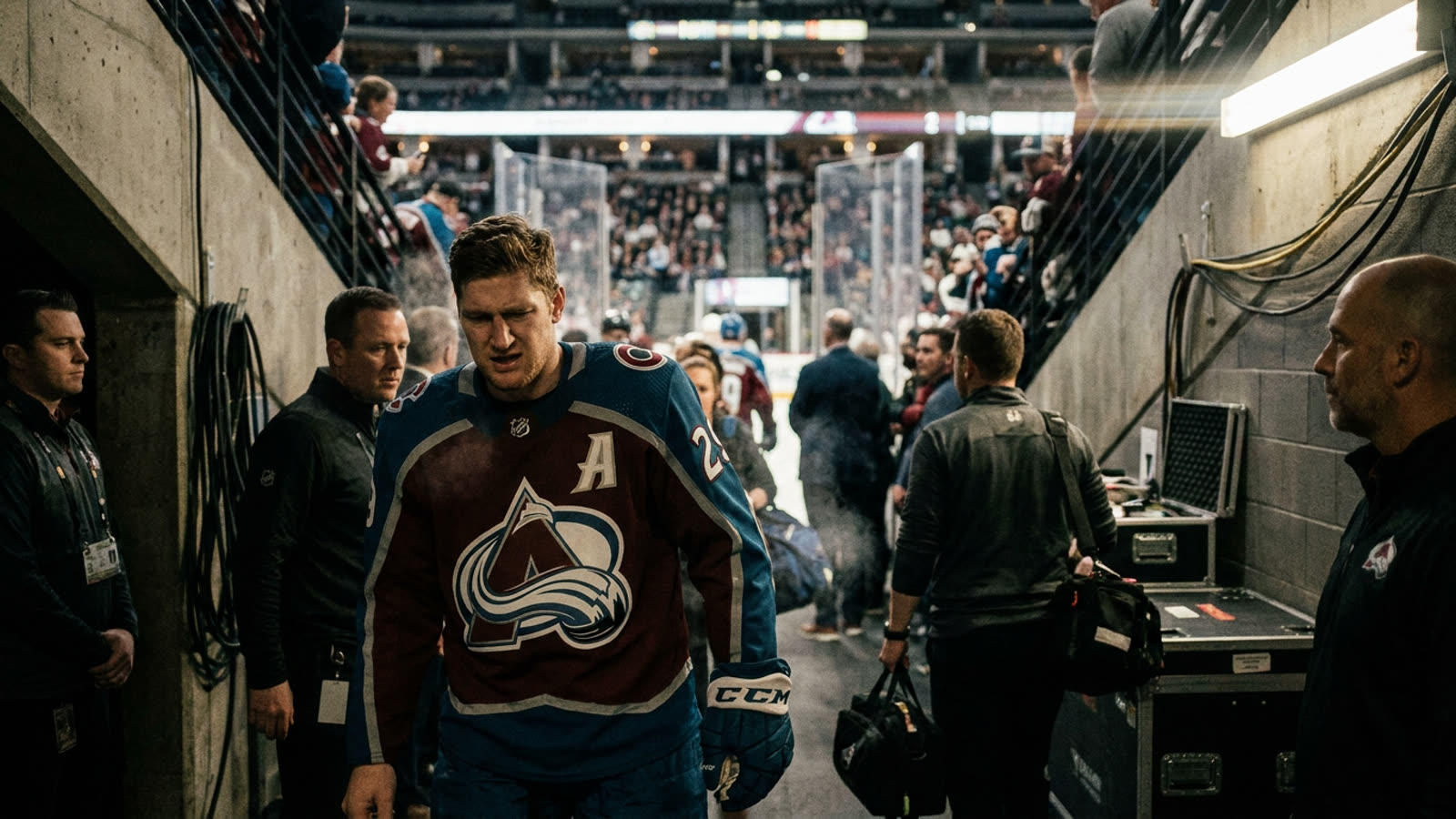 Nathan MacKinnon's injury casts a shadow over the Avalanche's playoff hopes. Colorado suddenly faces its biggest hill since the 2022 championship run.