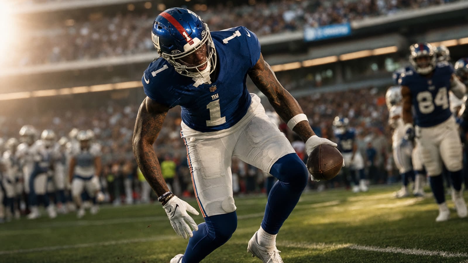 Malik Nabers's knee is the Giants' season. New York's brightest offensive hope missed practice with soreness that feels like something worse.