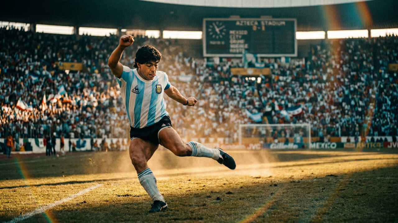 Diego Maradona's six-minute masterpiece. The 1986 World Cup quarterfinal remains the most complete portrait of football's contradictions.