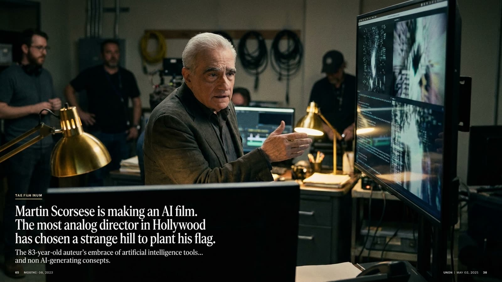 Martin Scorsese is making an AI film. The most analog director in Hollywood has chosen a strange hill to plant his flag.