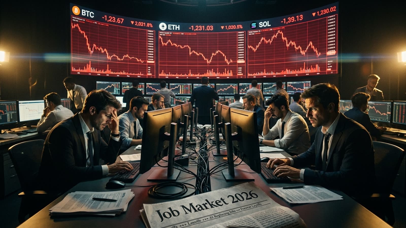 A blowout jobs report just killed the rate-cut dream. Wall Street is not taking it well.