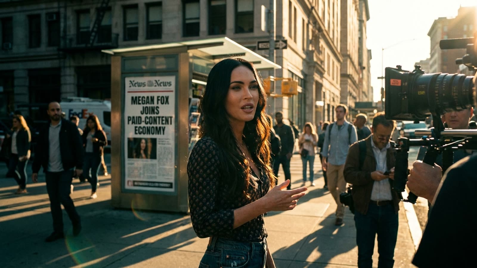 Megan Fox joins the paid-content economy. The move says more about celebrity than about her.