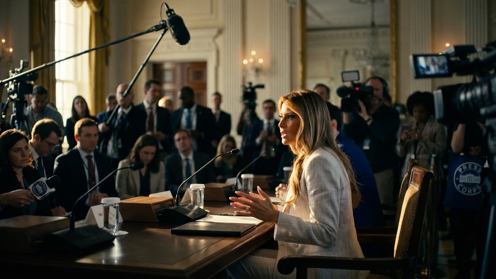 The First Lady Rewrote Trump's Flagship Economic Program. The White House Would Prefer You Didn't Notice.