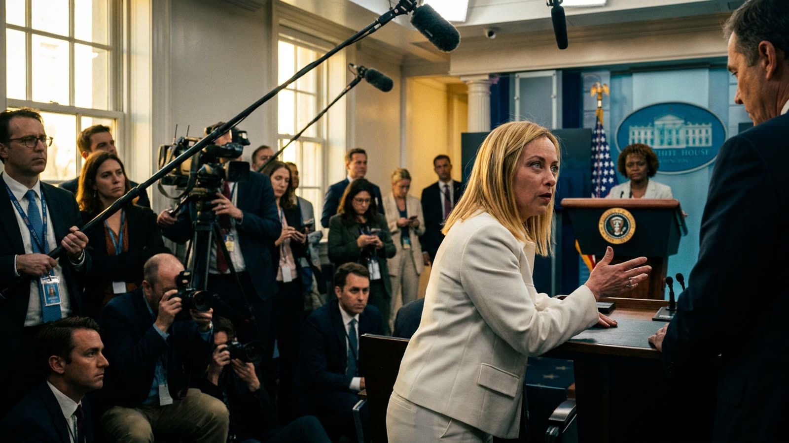 Giorgia Meloni was Trump's favorite European. Now she's leading the charge against him.