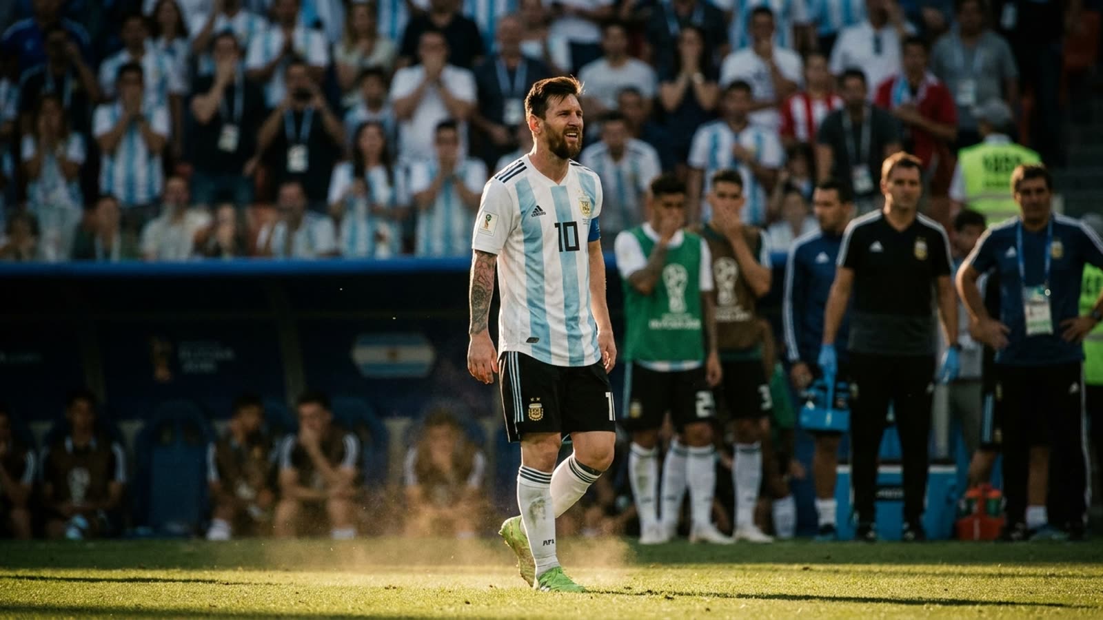 Messi limps off and a nation holds its breath. Argentina's World Cup campaign just got existential.