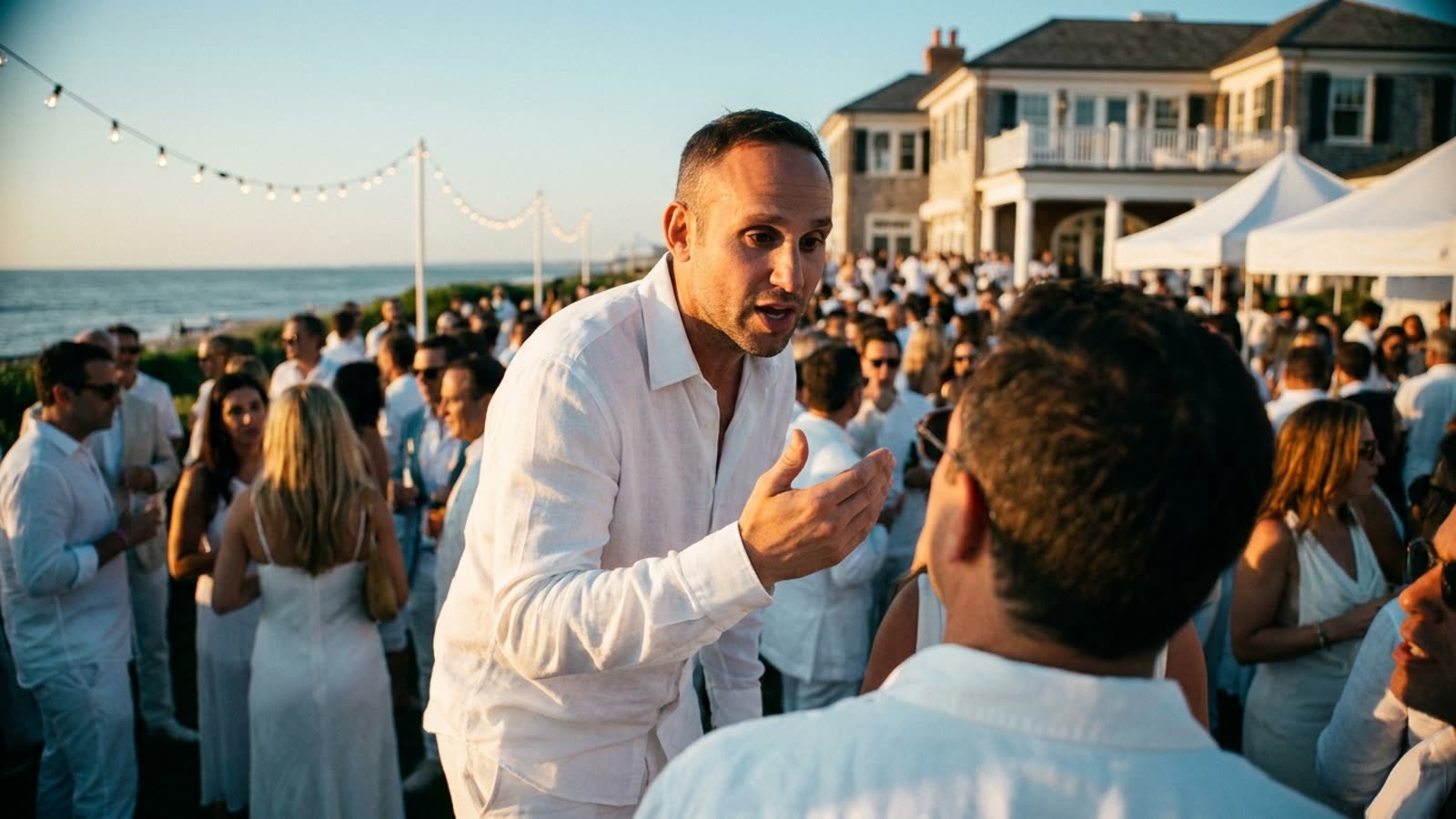 Michael Rubin's White Party Has Become America's Most Exclusive Networking Event. The dress code is the least interesting part.