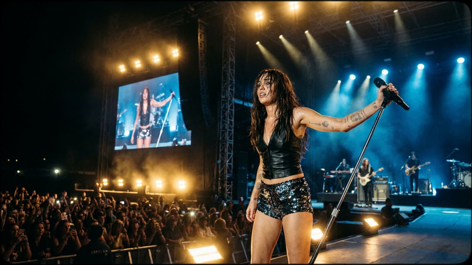 Miley Cyrus Returns to the Stage After Years Away. The Pop Star Who Arrived Is Someone New.