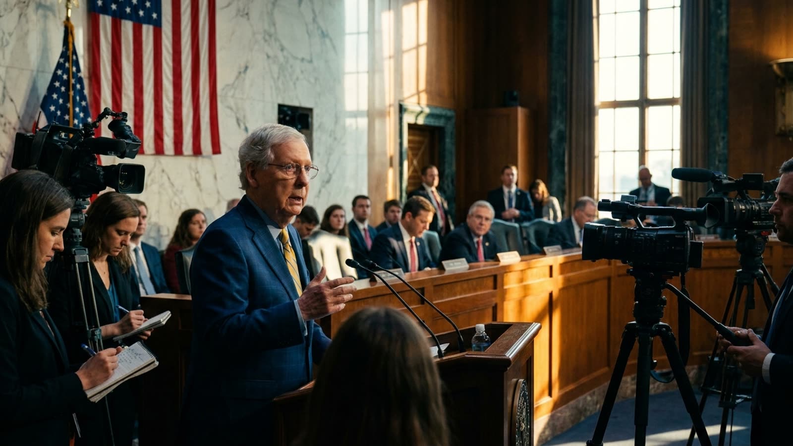 Mitch McConnell's long goodbye enters its final act. Washington's most durable power broker faces the clock he always outran.