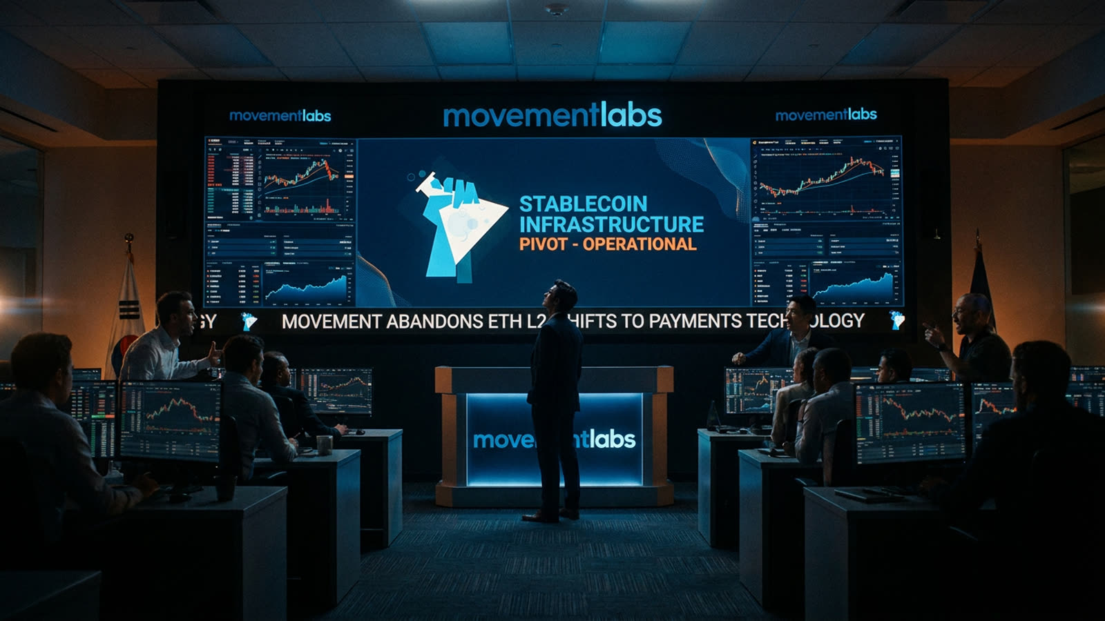 Movement abandons its Ethereum layer-2 ambitions for stablecoin infrastructure. The pivot reveals where the real crypto opportunity lies.