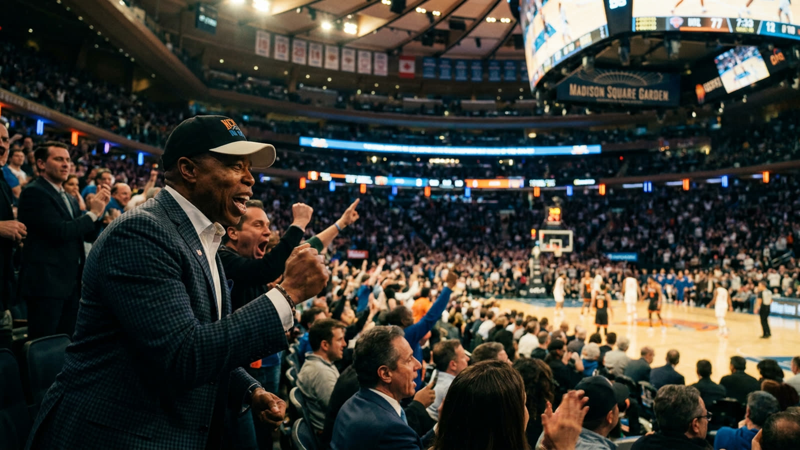 New York's mayor just repealed bedtime. The Knicks have officially become a public health matter.