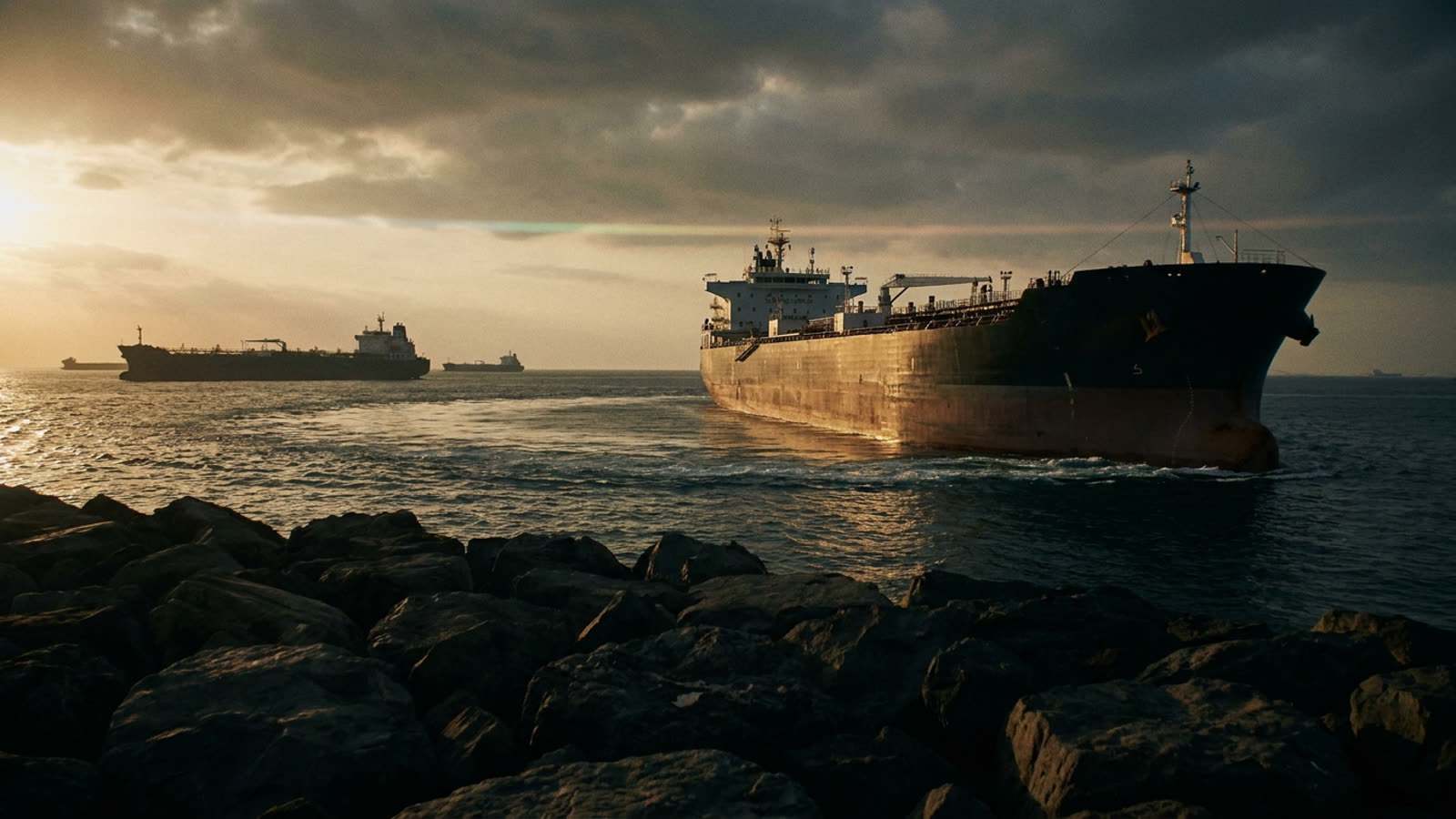 Oil tankers are making U-turns in open water. The Strait of Hormuz is about to reopen for business.