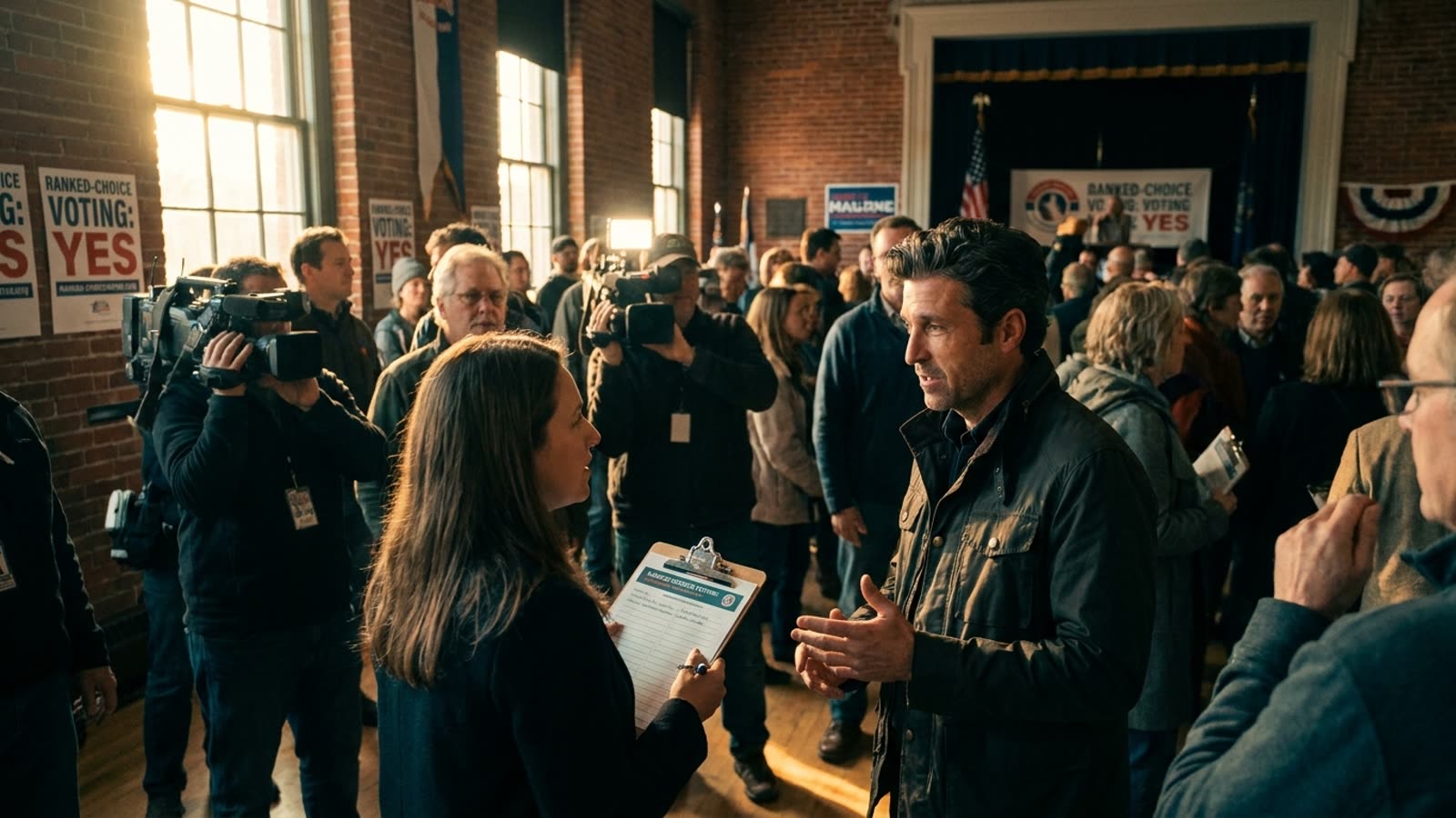 Patrick Dempsey wants Maine to keep ranked-choice voting. The McDreamy effect on local democracy is real.