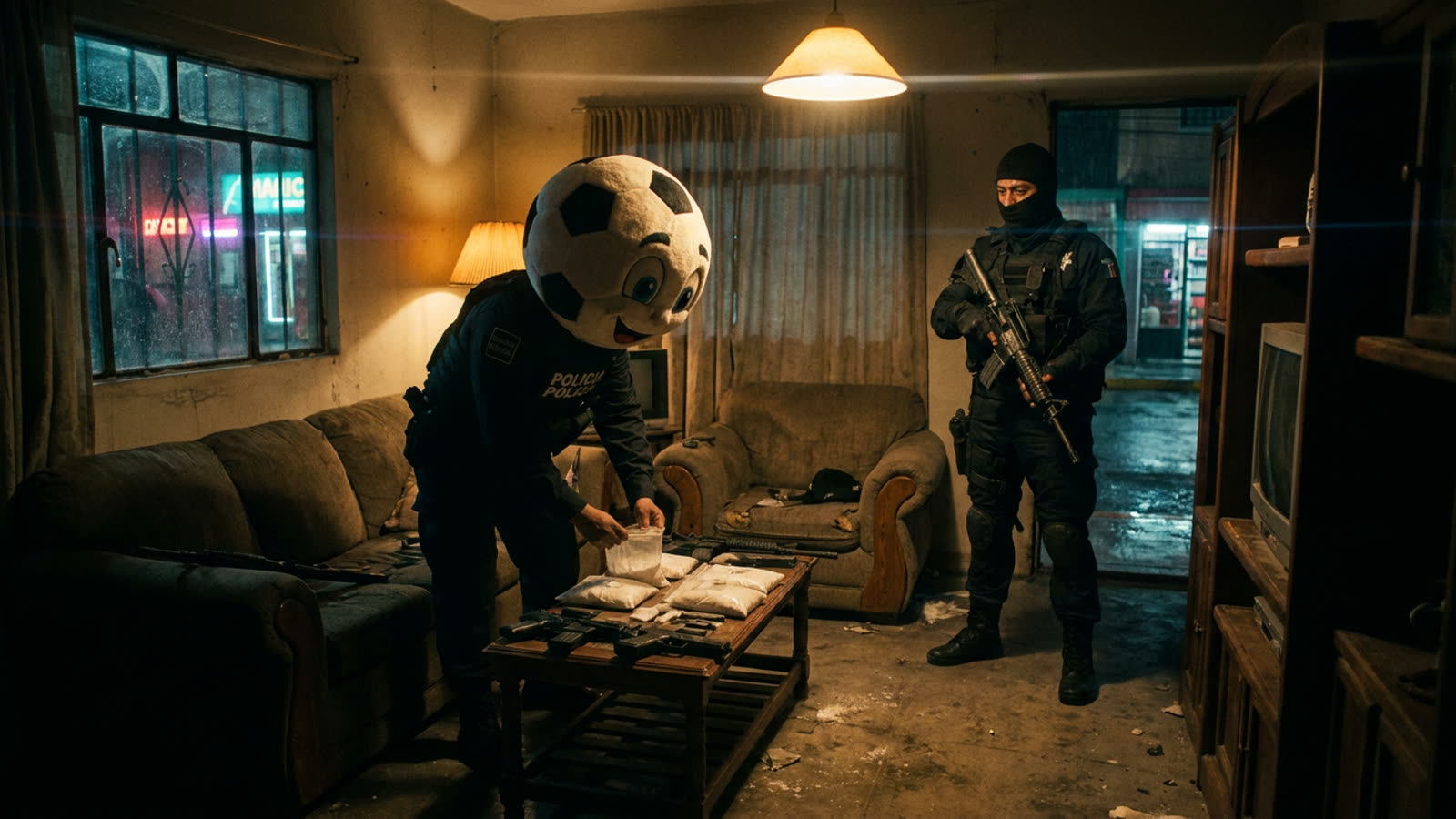 Mexican police dressed as World Cup mascots to raid drug dealers. The tournament's strangest security story yet.