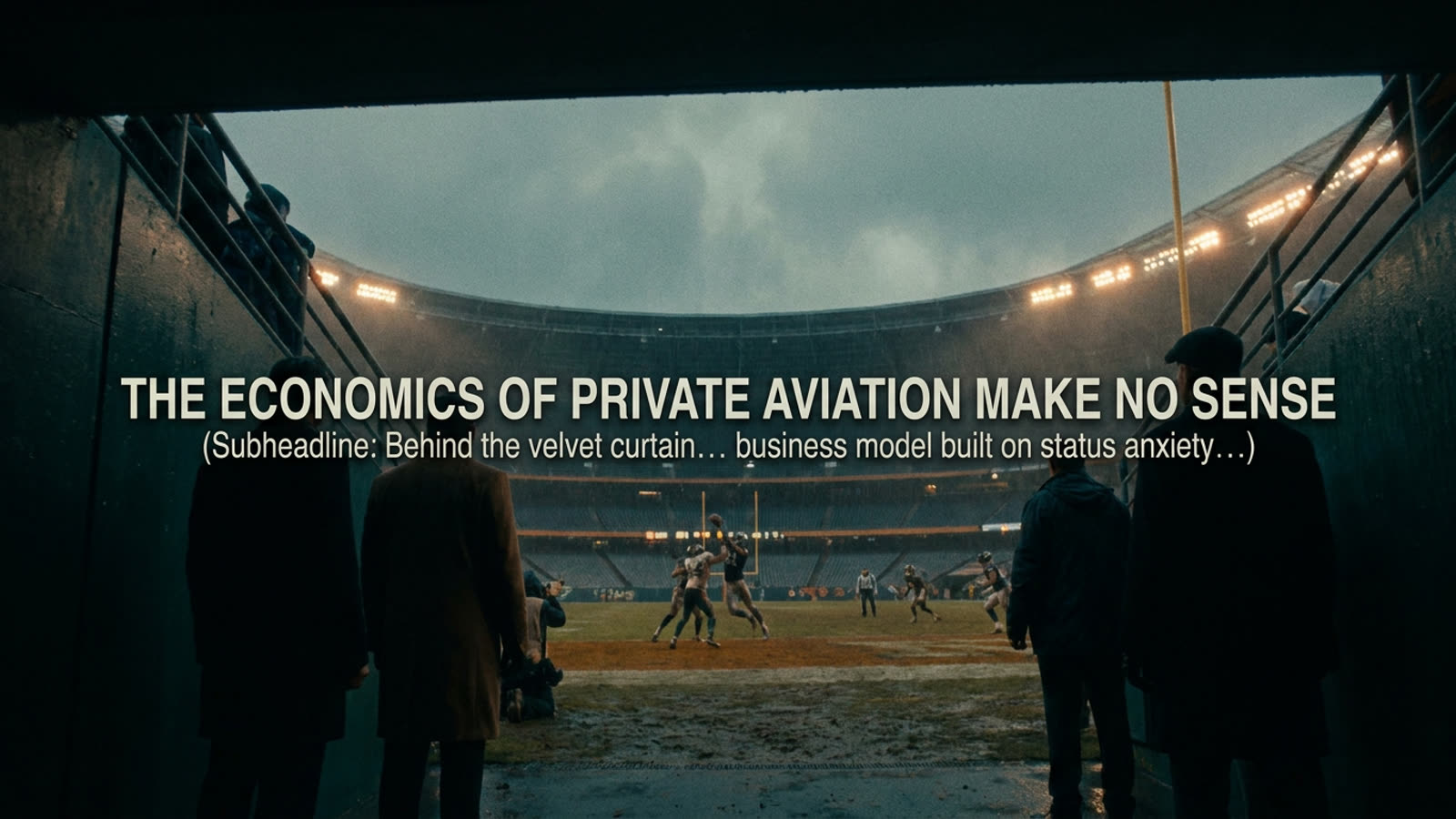 The economics of private aviation make no sense. That's precisely the point.