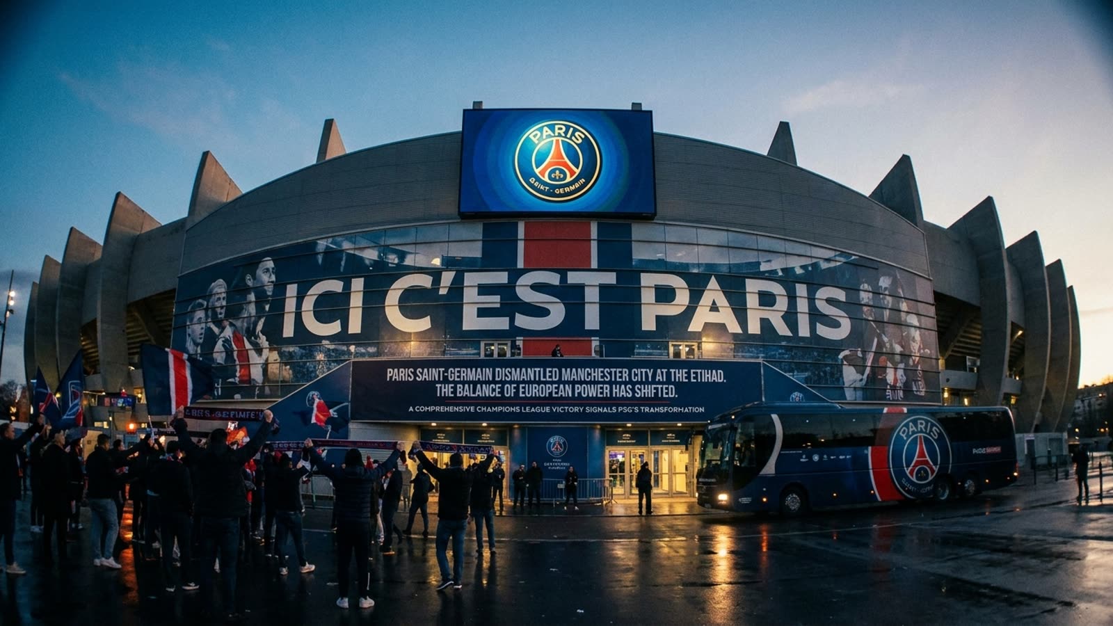 Paris Saint-Germain dismantled Manchester City at the Etihad. The balance of European power has shifted.