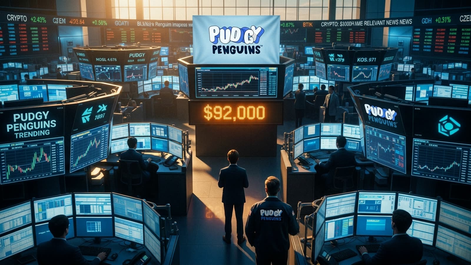 Pudgy Penguins is trending again. The NFT-to-token pipeline refuses to die.