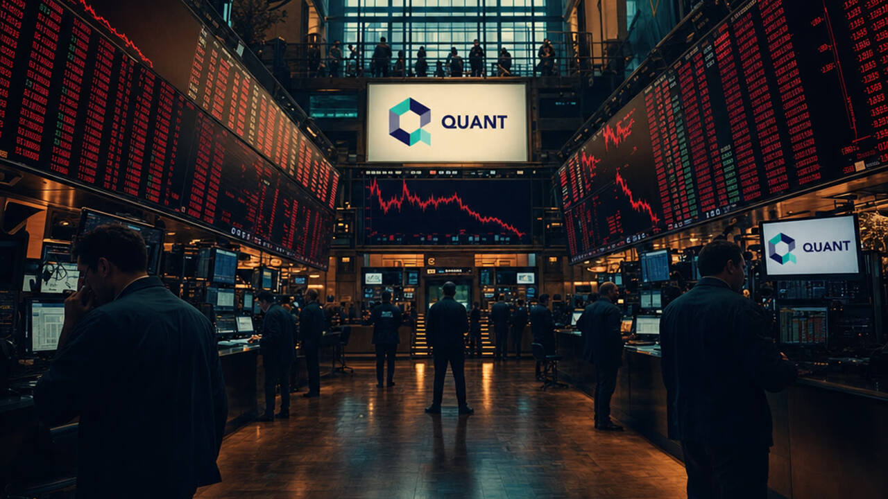 Quant drops nearly 9% in a single day. The enterprise blockchain darling is having a rough autumn.