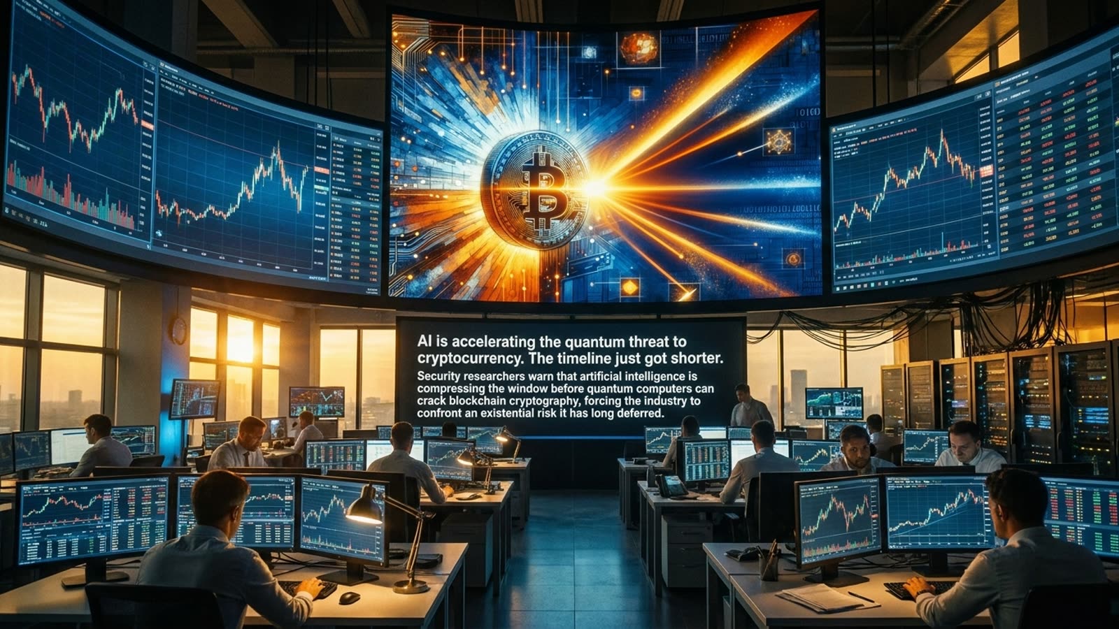 AI is accelerating the quantum threat to cryptocurrency. The timeline just got shorter.