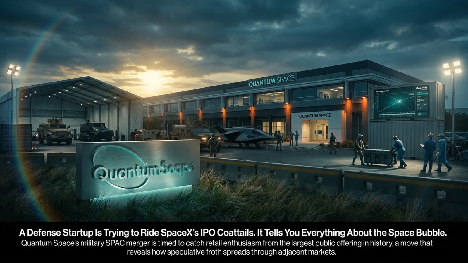 A Defense Startup Is Trying to Ride SpaceX's IPO Coattails. It Tells You Everything About the Space Bubble.