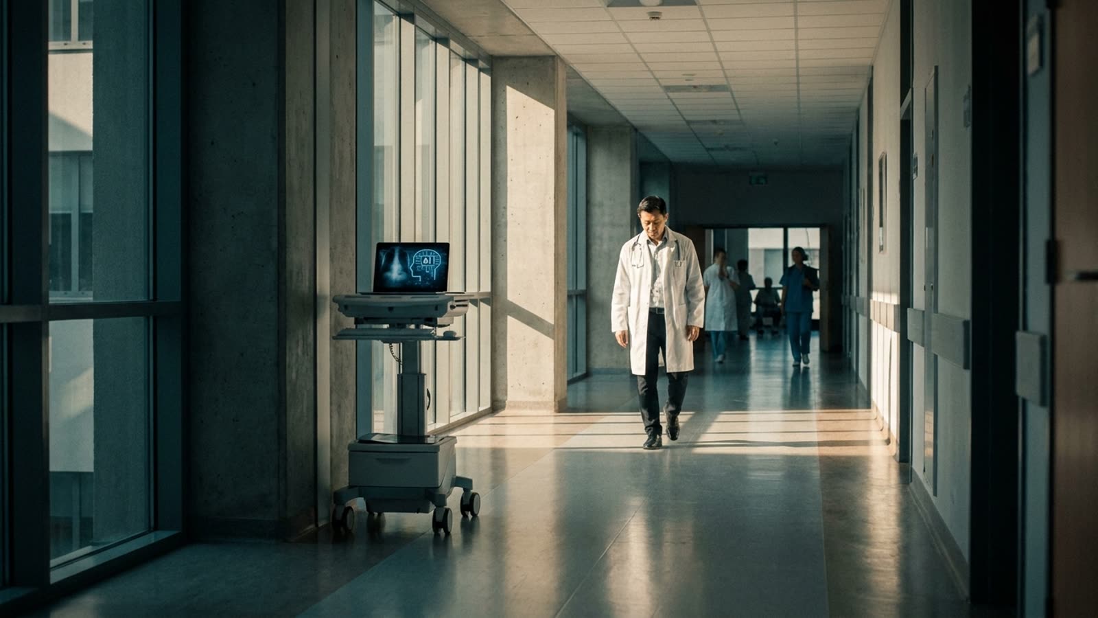 The radiologist didn't lose her job to AI. She got a new one.