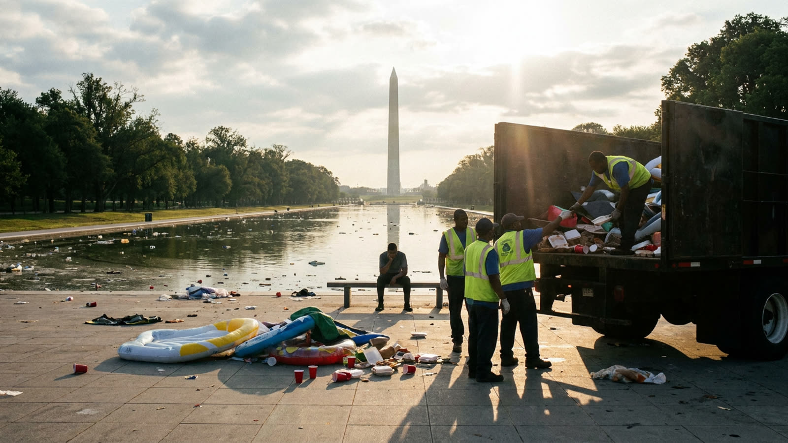 The National Mall looked like a landfill on July 5th. America's relationship with its public spaces deserves a closer look.