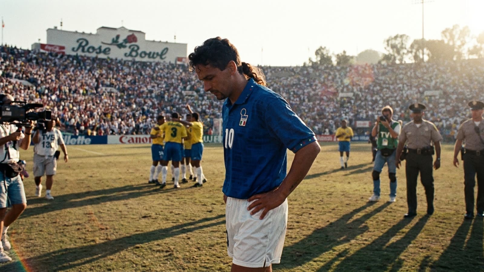 Roberto Baggio's missed penalty defined him more than any goal ever could. The Divine Ponytail became immortal in failure.