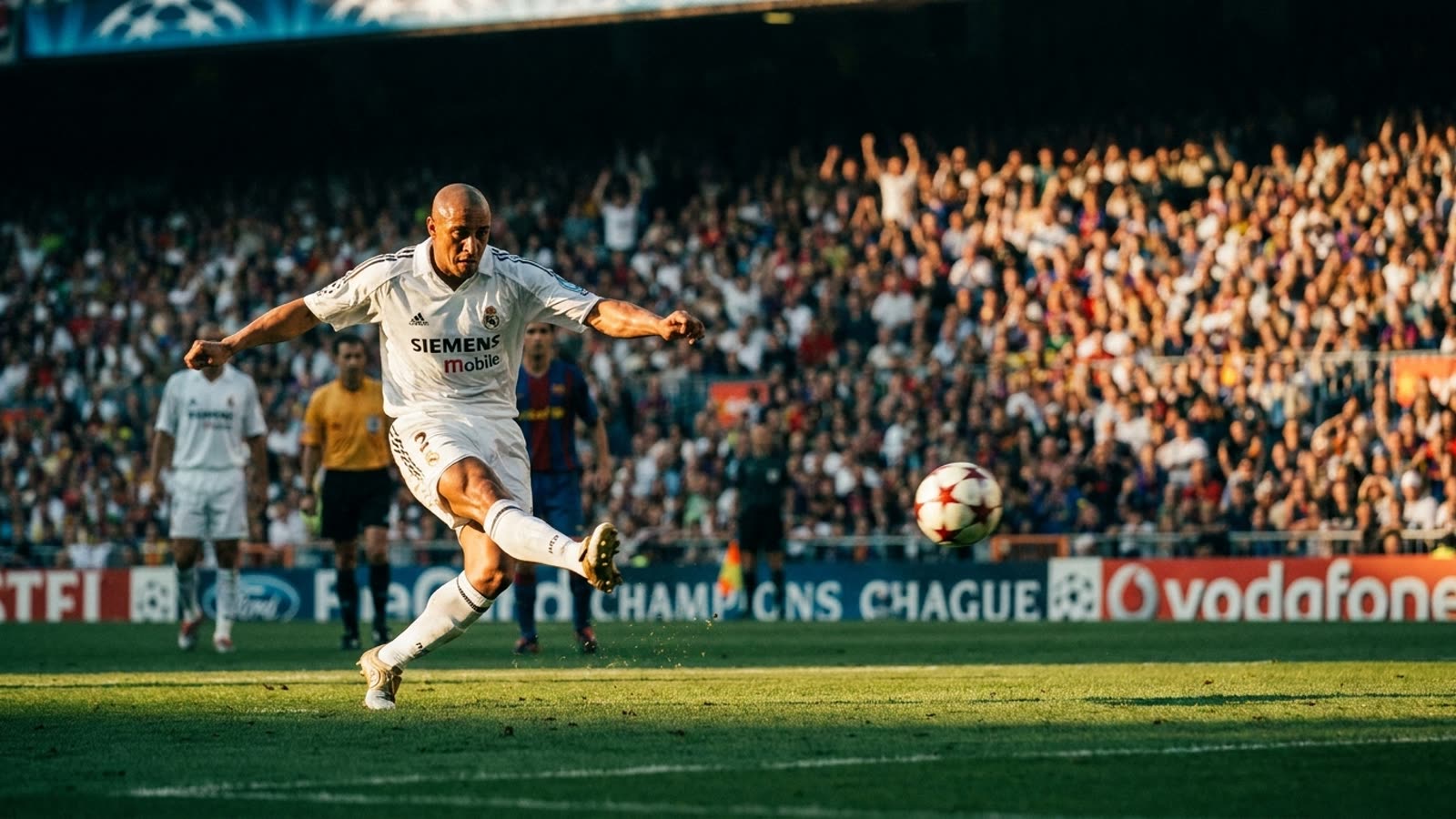 The free kick that bent physics. Roberto Carlos and the geometry of the impossible.