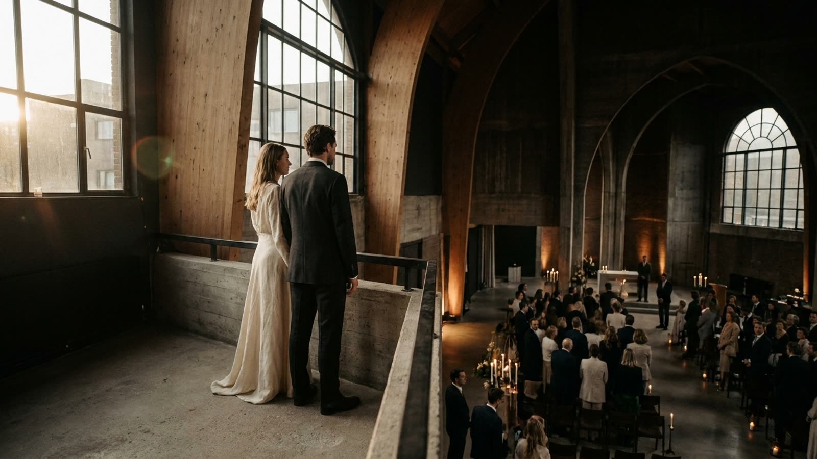 The founders of Róhe got married after 25 years together. They did it in clothes they designed themselves.
