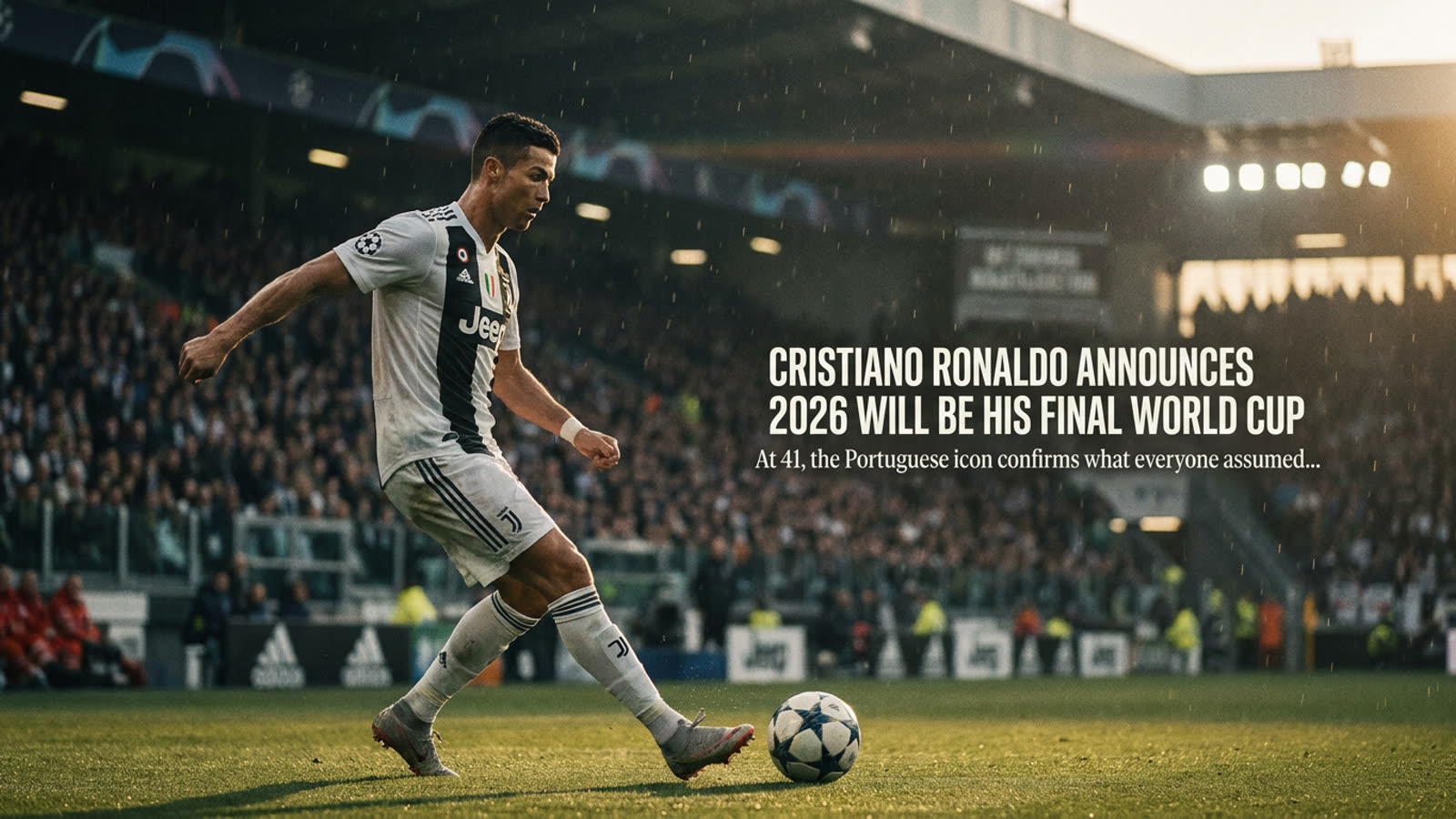 Cristiano Ronaldo announces 2026 will be his final World Cup. The greatest exit strategy in football is also the most predictable.