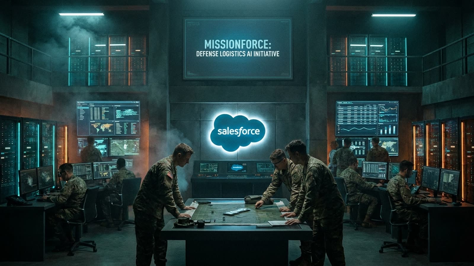 Salesforce buys another defense startup. The CRM giant is quietly building a military-industrial AI empire.