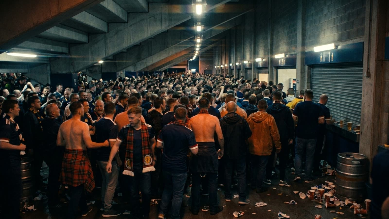 Scotland ran out of beer before halftime. The World Cup is back.