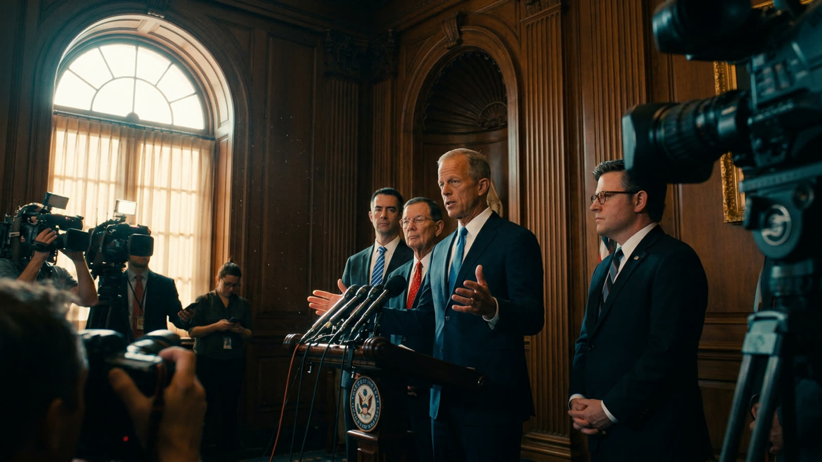 Three Republican Senators Hold Trump's Revenge Fund Hostage. The White House Has No Idea What They Want.